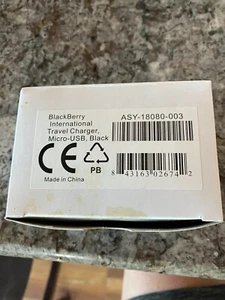 Blackberry International Travel Charger Accessories Micro USB ASY18080003 - Picture 1 of 2