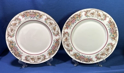 2 platos de cena Williams Sonoma 2024 Newbury pavo 10 3/4" Acción de Gracias nuevos con etiquetas #2 Foto 1 de 4