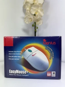 Sealed Genius Easy Mouse Plus – Windows 95/98 – Vintage Collector’s PC Mouse - Afbeelding 1 van 5
