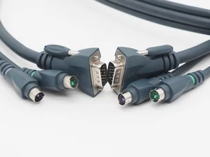 Câble de raccordement Pro KVM câble PS/2 x 2 VGA / mâle 1,80 cm - Photo 1/4