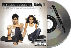 CD CARDLEEVE 4T ENRIQUE IGLESIAS & NADIYA TIRED OF BEING SORRY LAISSE LE DESTIN - Imagen 1 de 2