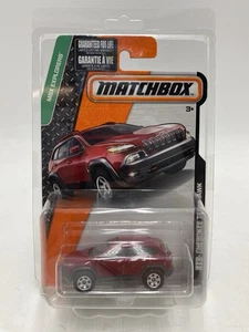 Matchbox Jeep Cherokee Trailhawk MBX Explorers (Red) New in Package w/ Protector - Picture 1 of 4