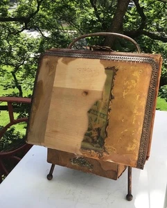 Antique Victorian Photo Album w/Stand & Drawer - Cabinet Cards - Bild 1 von 18