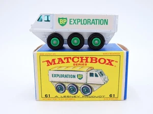 Matchbox Alvis Stalwart #61 in Original Box Exploration BP vintage diecast truck - Picture 1 of 9