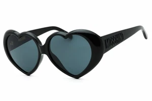 MOSCHINO MOS128/S 0807 IR Sonnenbrille schwarzes Gestell graue Gläser 56 mm - Bild 1 von 4