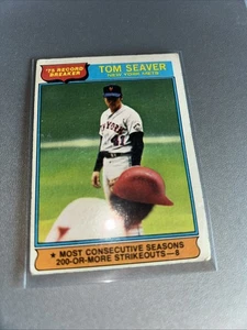 1976 Topps - '75 Record Breakers Tom Seaver #5 - Imagen 1 de 2