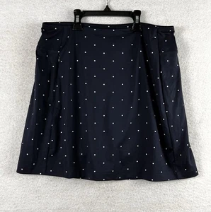 Pantalones Cortos Jill Fit Performance Tejidos Pequeños Azul Marino Lunares Incorporados Nuevos sin Etiquetas - Imagen 1 de 7