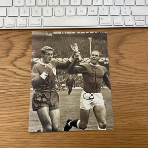 Foto de Inglaterra firmada por Ray Wilson y Roher Hunt - Sin certificado de autenticidad, por lo tanto, precio. - Imagen 1 de 7