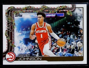 2025-26 Topps Holiday Jalen Johnson #H52 Atlanta Hawks - Imagen 1 de 2