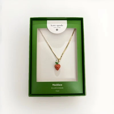EDICIÓN LIMITADA Collar Tenis Fresa Dije - Kate Spade New York X Target Foto 1 de 3