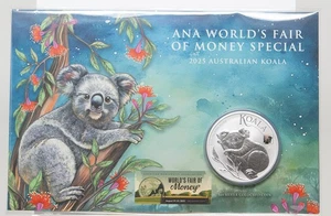 Australien 1 Dollar 2025 - ANA Money Fair Oklahoma - Koala (privy Bison) - Bild 1 von 2