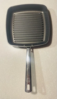 Sartén cuadrada antiadherente de aluminio anodizado duro Anolon rara vez usada Foto 1 de 4