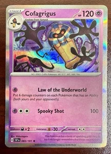 Cofagrigus 083/191 Sv08: Surging Sparks Reverse Holo - Picture 1 of 2