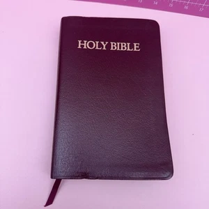 Holy Bible Index KJV Red Letter Concordance References Nelson 1989 Leather - Foto 1 di 18