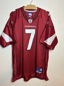 Matt Leinhart #7 Arizona Cardinals Reebok NFL Equipment Red Helmet Jersey Mens L - Picture 1 of 6