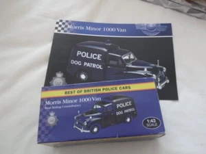 ATLAS POLICE DIECAST WEST RIDING POLICE MORRIS MINOR DOG VAN - Bild 1 von 1