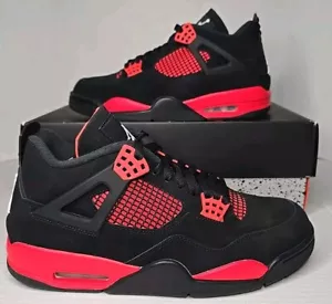 Size 11 Mens Jordan 4 Retro Red Thunder CT8527 016 - Picture 1 of 8