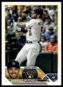 Garrett Mitchell 2023 Topps #359 RC Milwaukee Brewers - Picture 1 of 2