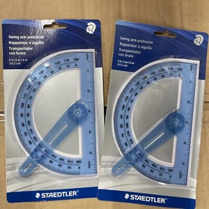 STAEDTLER 56854-15BKST Goniometro in plastica con braccio oscillante - 6" - Foto 1 di 4