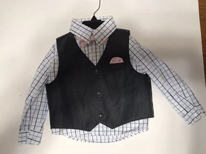 New Nordstrom Andrew Fezza 2Pc. Toddler 3T Vest set Bowtie MSRP$89 B1 - Picture 1 of 2