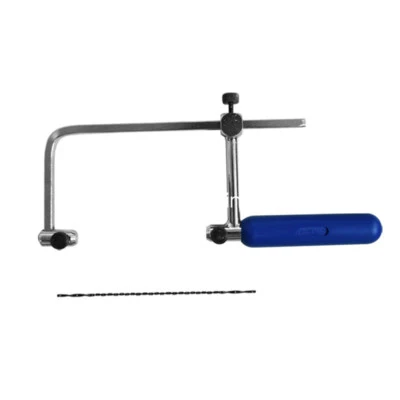 Mini sierra de traste manual hágalo usted mismo de 6 piezas con hojas de sierra en espiral para carpintería metalistería Foto 1 de 4