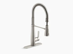 Kohler Vind Rubinetto Cucina Semiprofessionale Estraibile 3 Funzioni Testina Spray Nuovo - Foto 1 di 3