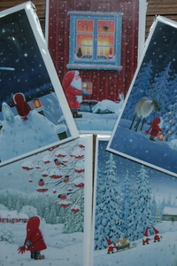 Calendar Advent Calendar German Blister, Map Double with Envelope to Choose - Picture 1 of 13