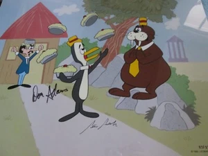 Tennessee Tuxedo Juggling Act edición limitada Cel firmado Don Adams - Imagen 1 de 5