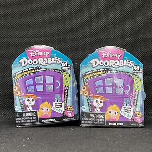 New & Sealed Lot Of 2 Disney Doorables Series 5 Mini Peeks Surprises