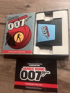 James Bond 007 (Atari 5200, 1984) CIB COMPLETE IN BOX - Picture 1 of 12