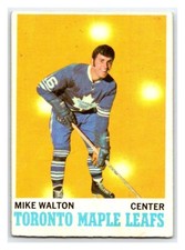 1970-71 O-PEE-CHEE MIKE WALTON VINTAGE NHL HOCKEY CARD # 109 Toronto Maple Leafs