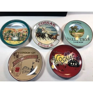 Bia 6 Zoll Vorspeisen Teller 2004 Schnaps Etiketten Thema Porzellan 5er Set - Bild 1 von 19