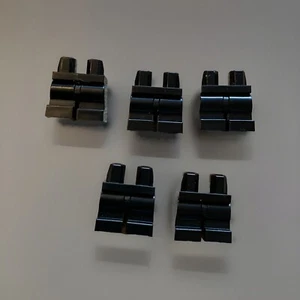 LEGO  Figuren 5  kurze Beine für z.B. Kinder oder Zwerge, schwarz - Zdjęcie 1 z 1