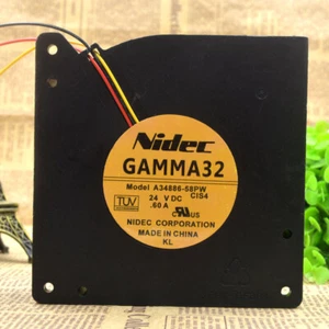 Nidec GAMMA32 12032 12cm A34886-58PW DC 24V 0.60A Turbo Blower Cooling Fan - Picture 1 of 5
