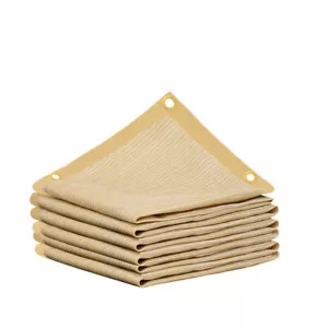 90% Sun Shade Cloth for Outdoor Deck Backyard Patio Garden Canopy Beige - Picture 1 of 7