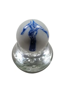 Collectible - Desk Display - Silver Surfer White Marble w/ Stand - See Pics HTF - Picture 1 of 7