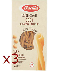 3x Barilla Casarecce Pasta With Flour by Ceci Gluten Free Vegan Protein