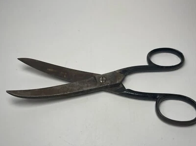 Vintage Clauss Curved Upholstery Shears Scissors No. 4208 - Image 1 of 4