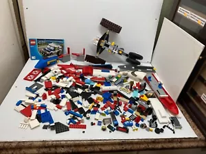 LEGO Vintage HUGE 6 pounds of Vehicle airplane Parts Tires instruction book - Picture 1 of 19