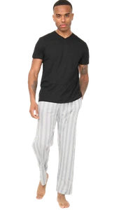 Mens 100% Cotton Pyjama Set - Picture 1 of 5