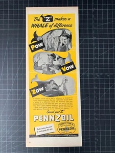 Vintage 1946 Pennzoil Print Ad - Picture 1 of 1