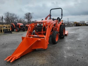 NEW HD Skid steer stump/root/bucket/KMK Welding LLC/KUBOTA ORANGE/44 INCH - Picture 1 of 5