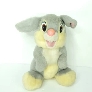 1992 Disney Stuffed Animal Thumper Bambi 11" Baby Plush Mattel  Gray Off White - Picture 1 of 6