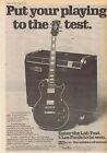 NORLIN LABSERIES / LES PAUL large press clipping 1979 approx 30x40cm (20/10/79)