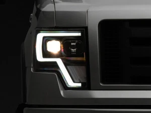 Raxiom T544003 for 09-14 Ford F-150 G4 Projector Headlights-Black Housing Clear - Picture 1 of 2