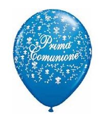 20 PALLONCINI PRIMA COMUNIONE CELESTE 30 CM celesti Made in Italy