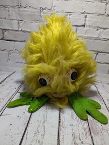 VTG 1960’s Slurp Gonk Stuffed Animal Toy • Rare •Yellow • Mid Century Plush - Picture 1 of 6