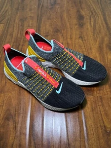 Nike React Phantom Run Flyknit 2 Shoes Womens Size 6.5 Black Phantom CZ8137-0016 - Picture 1 of 7