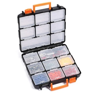 16 Compartments Detachable Toolbox Organizer,Hardware Organizer Box with Remo... - Picture 1 of 9