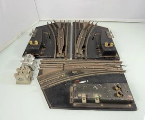 3pc Pre-War American Flyer #688 O Gauge Train Turn Out Switch & Controller *READ - Picture 1 of 16